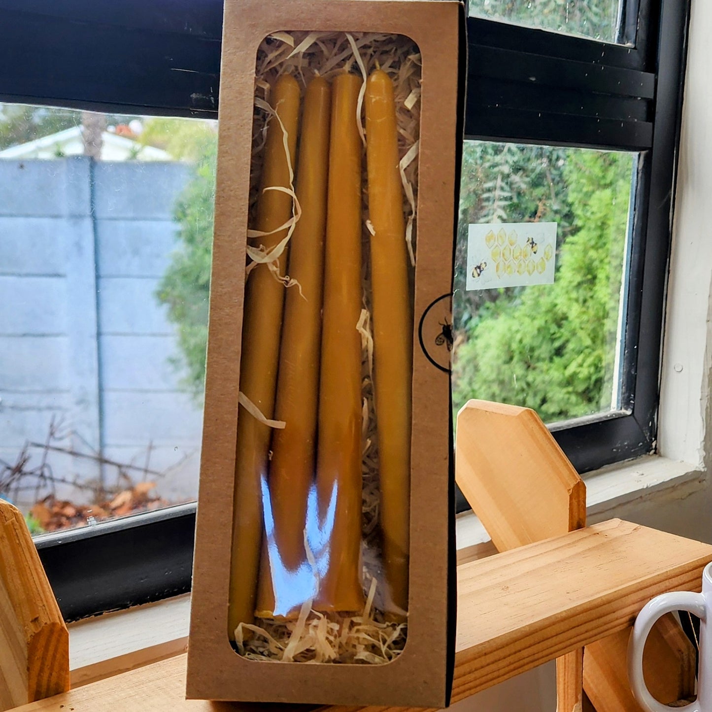 Tapered Beeswax Dinner candles