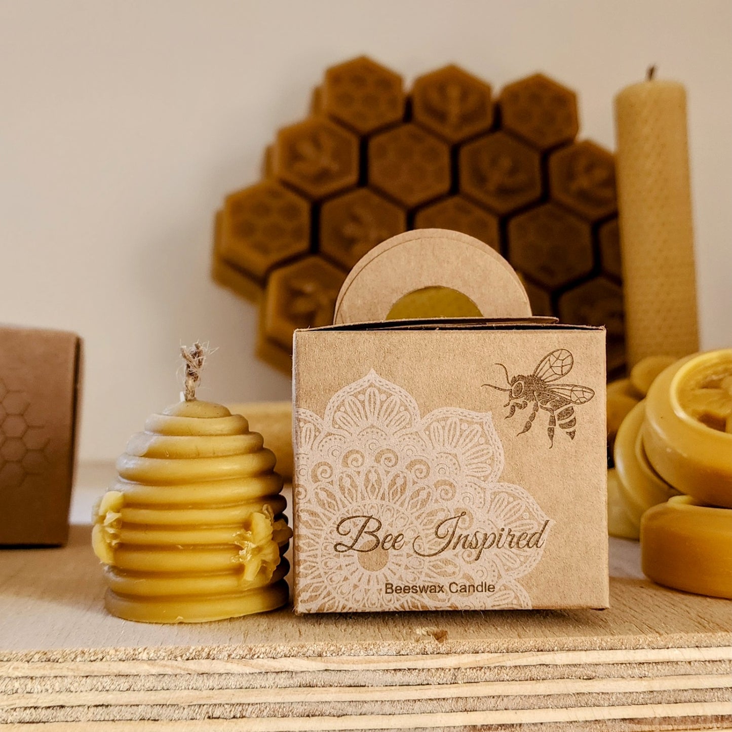 Beehive Beeswax Candle gift
