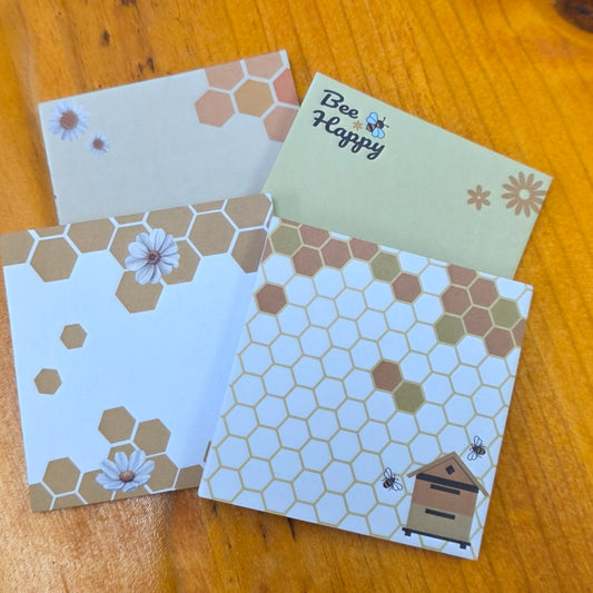 Honey themed sticky notes