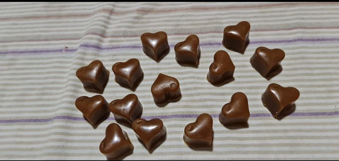 Pure Beeswax miniature hearts 8g