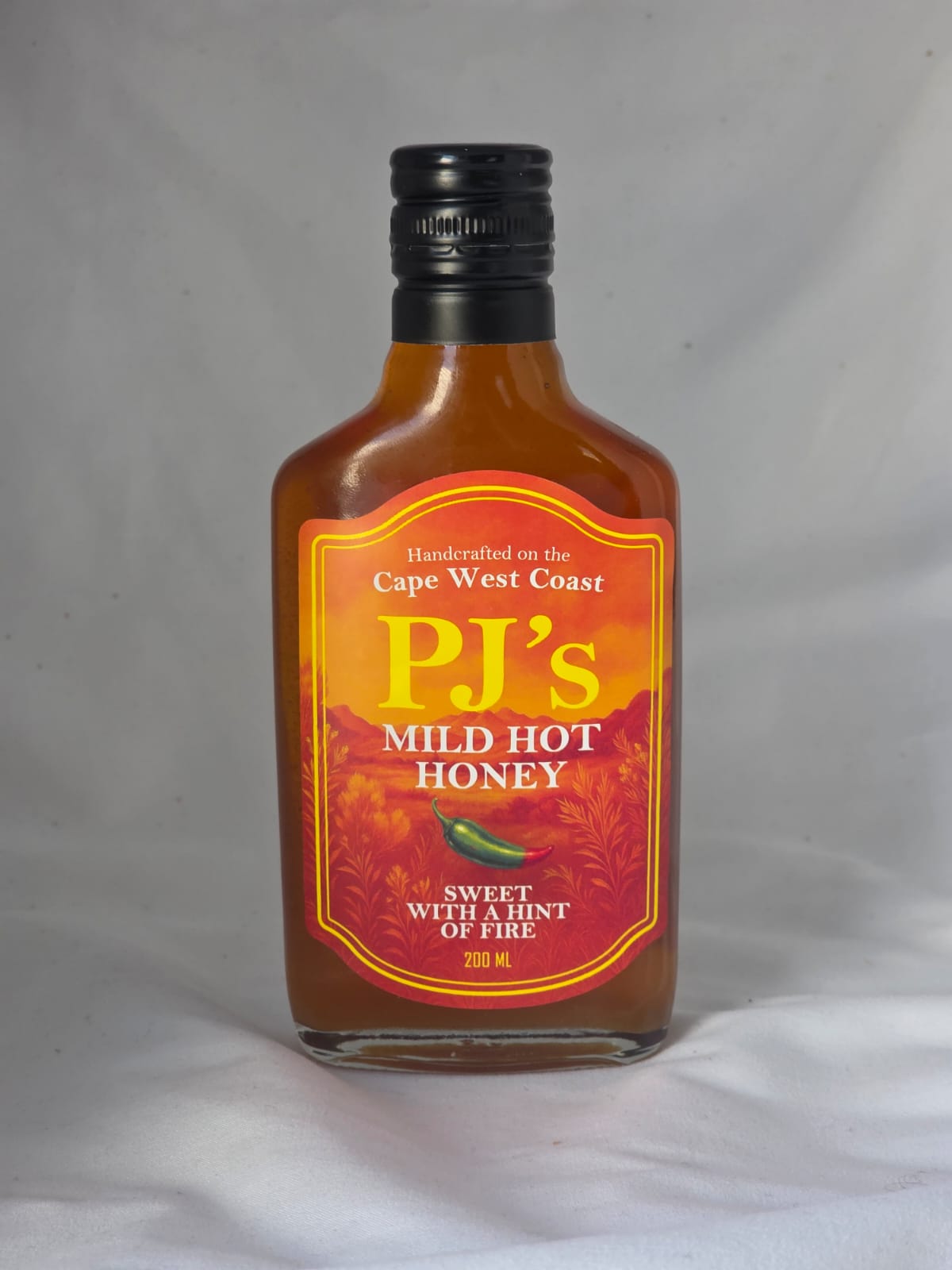 PJ's Hot Honey 200ml | Handcrafted Sweet & Spicy Chilli Honey