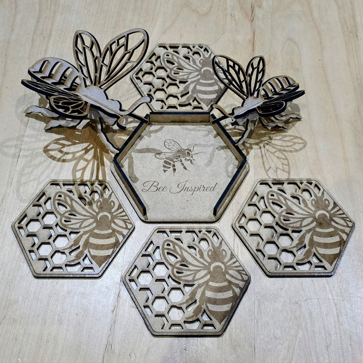 Bee Roler Coster Bee Inspired Coasters