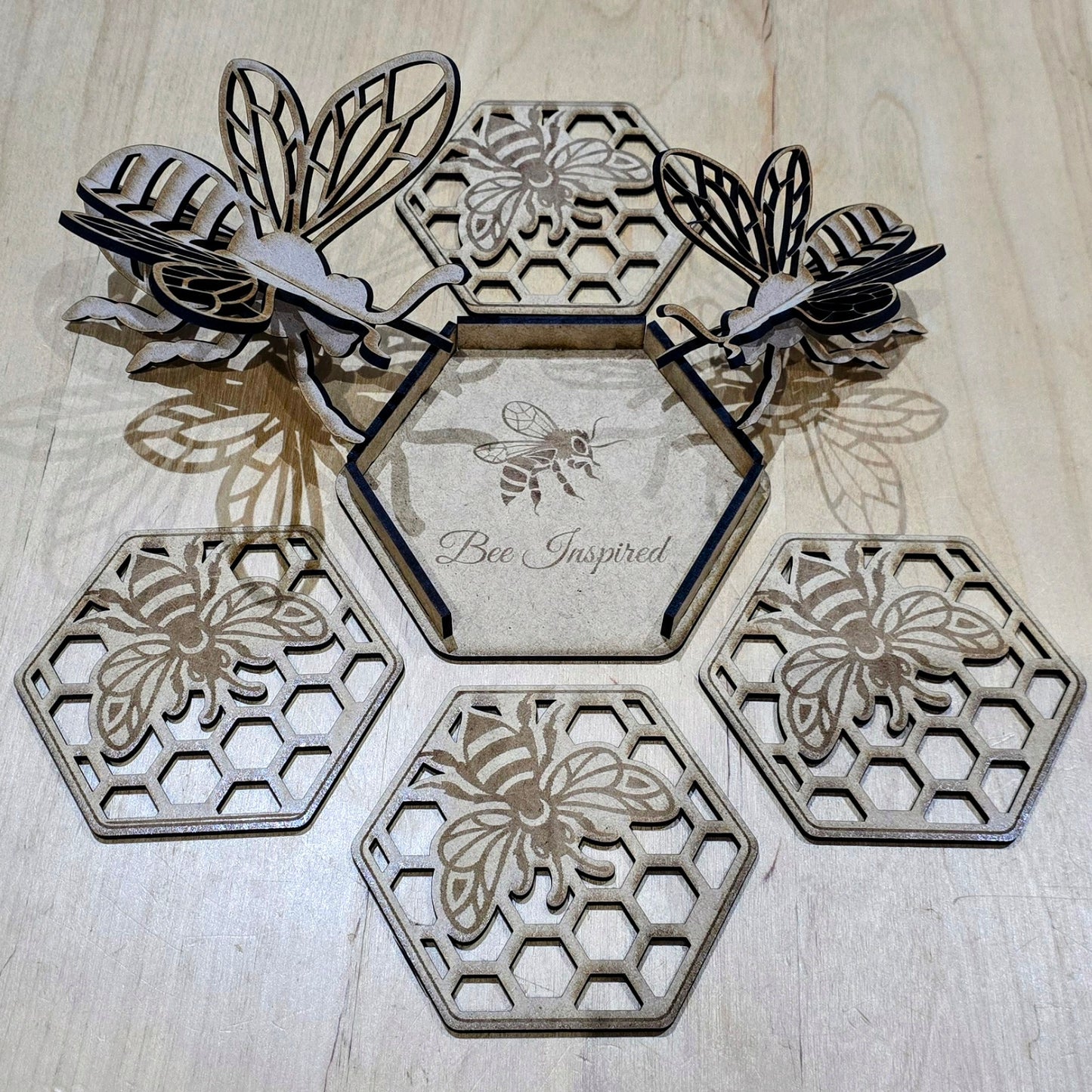 Bee Inspired Coasters