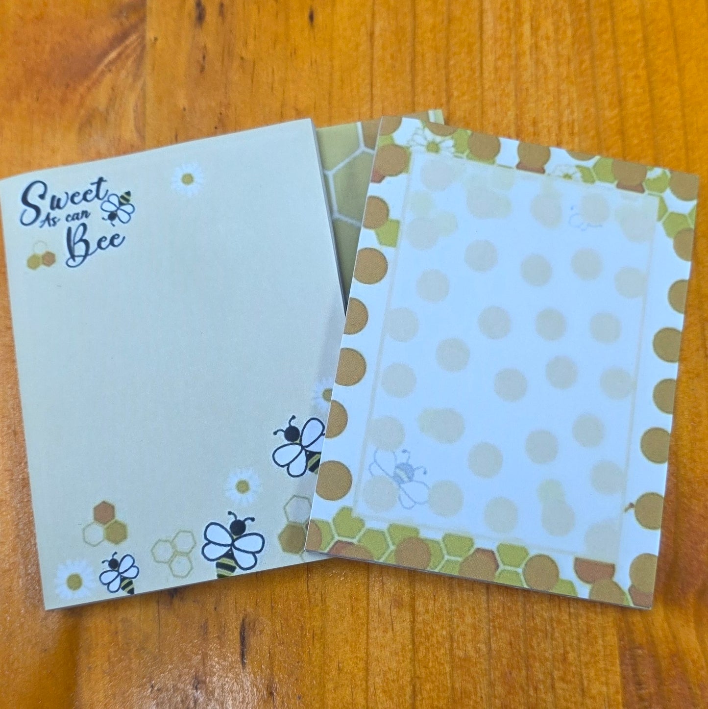 Honey themed sticky notes