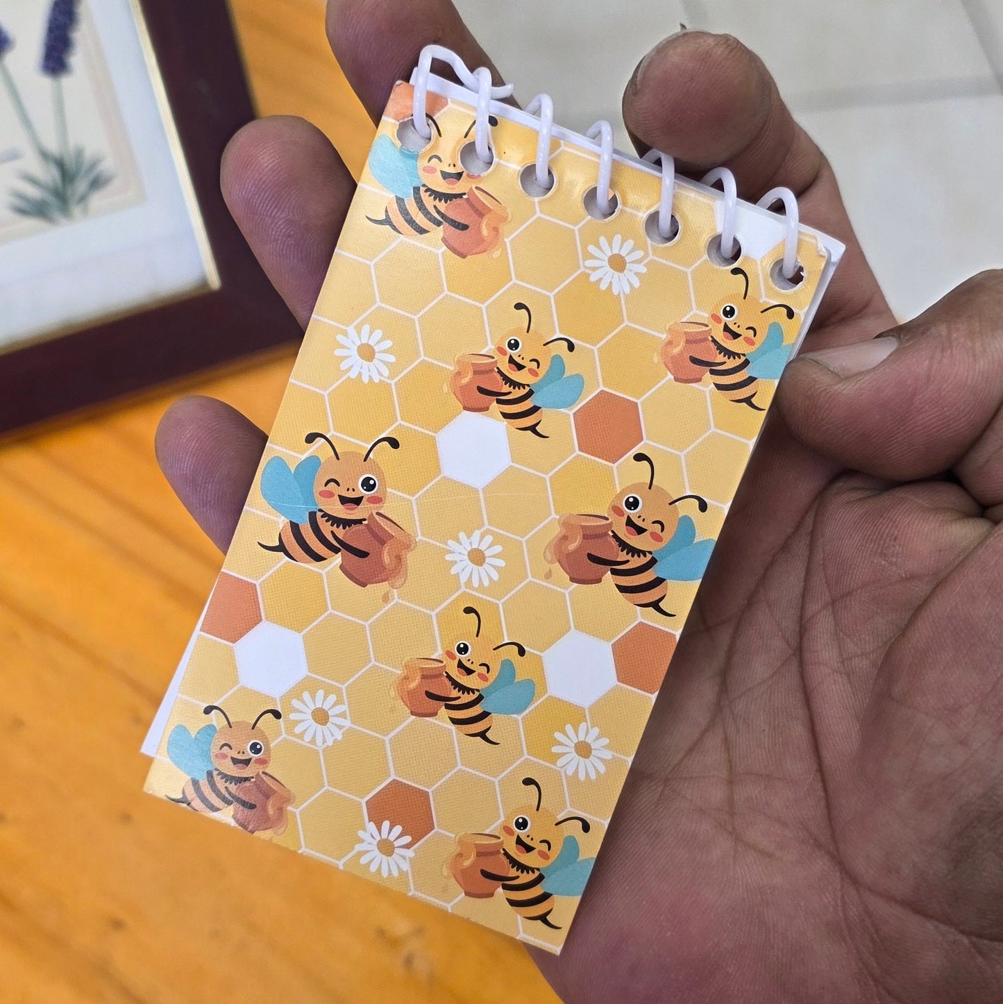 Mini Bee themed notepad