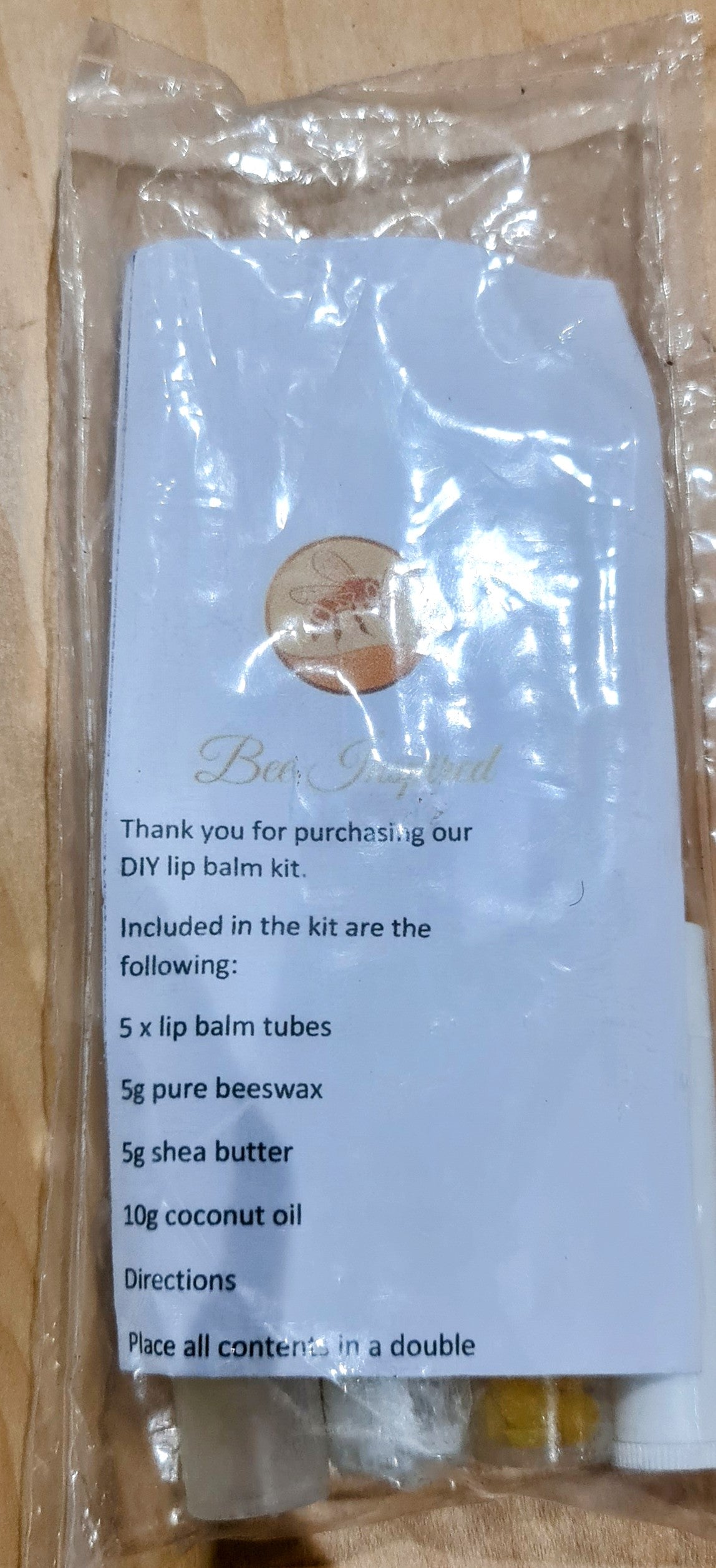 DIY Beeswax Lip Balm Kit Bee Inspired